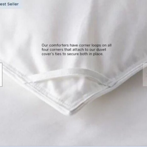 The Company Store Lacrosse Loftaire Down Alt Light Warmth Comforter - Picture 3 of 5